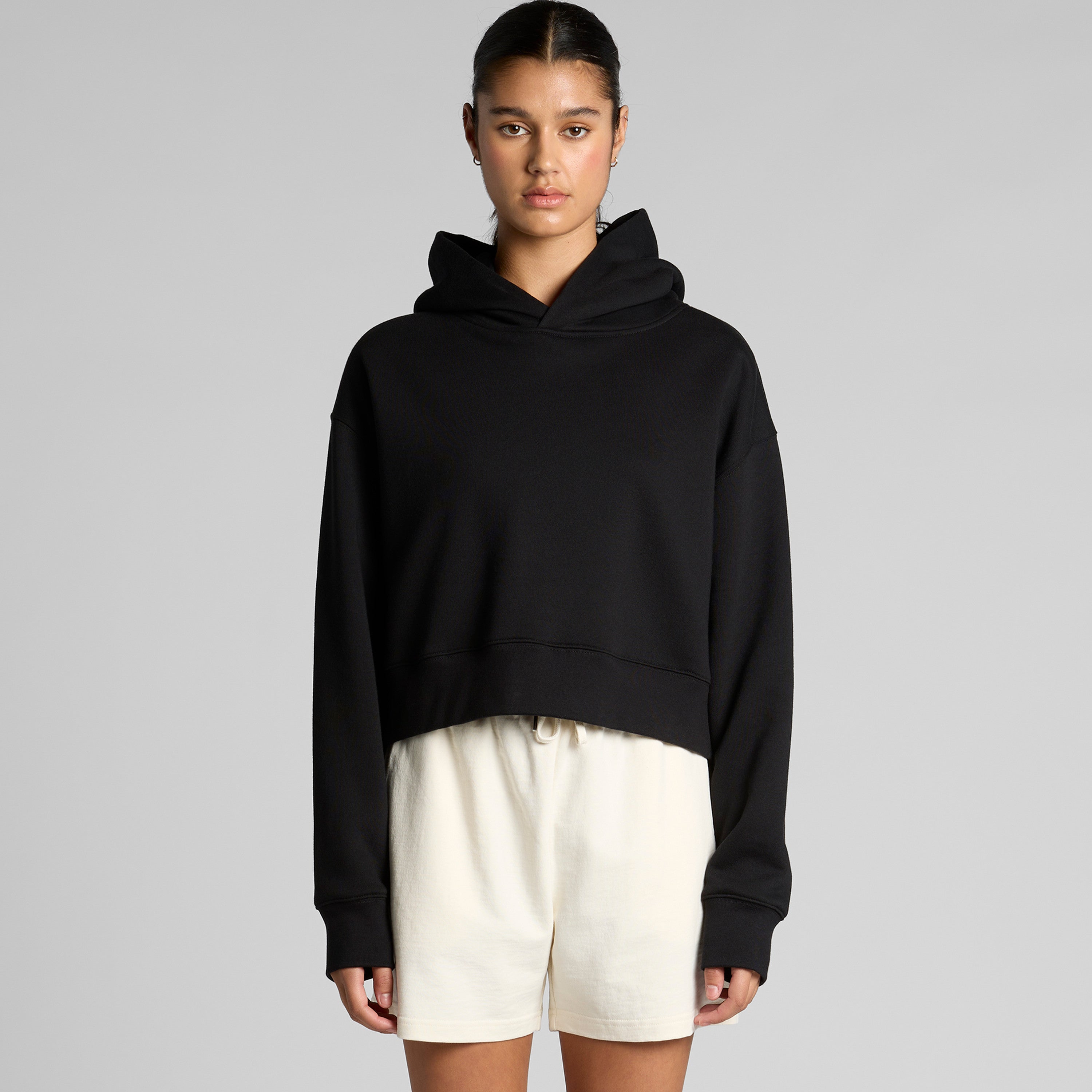 Women's Relax Crop Hoodie | Arena Custom Blanks